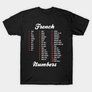 French Numbers T-Shirt